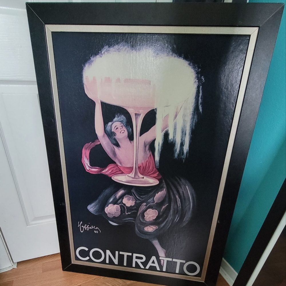 Sold - Contratto by Leonetto Cappiello (1922) Gallery-Quality Canvas